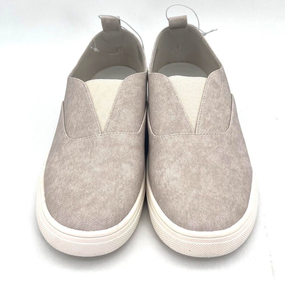 Kensie Salia Slip On Canvas Boat Shoes Sneakers Womens10M Beige Casual Loafers - Picture 4 of 14